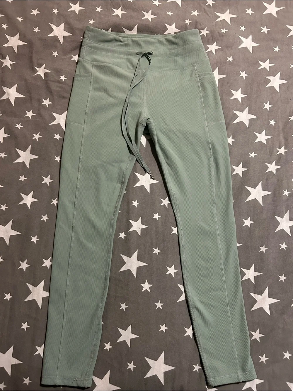 Matching Athleisure Set- Leggings with L/S Crop Top